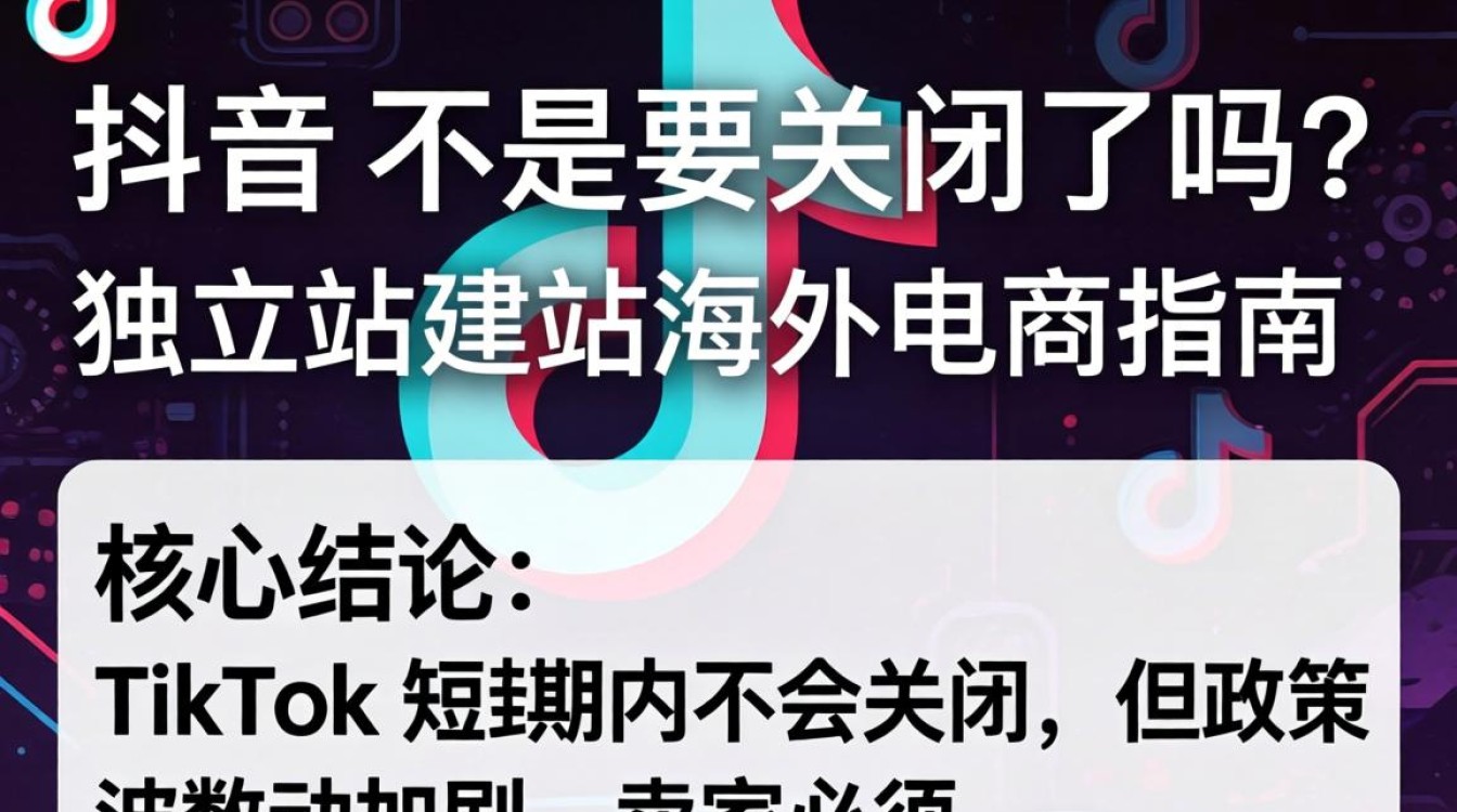 TikTok海外电商独立站建站指南