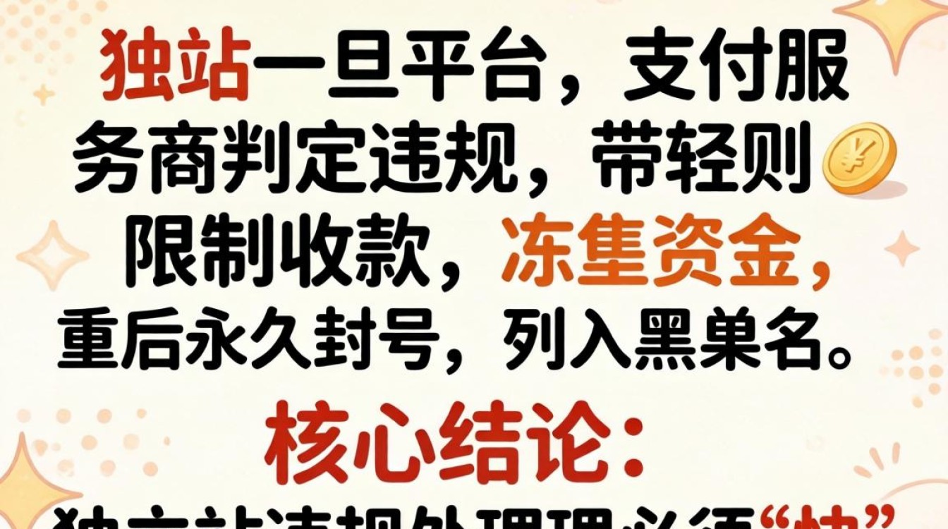独立站违规处理方法及应对策略