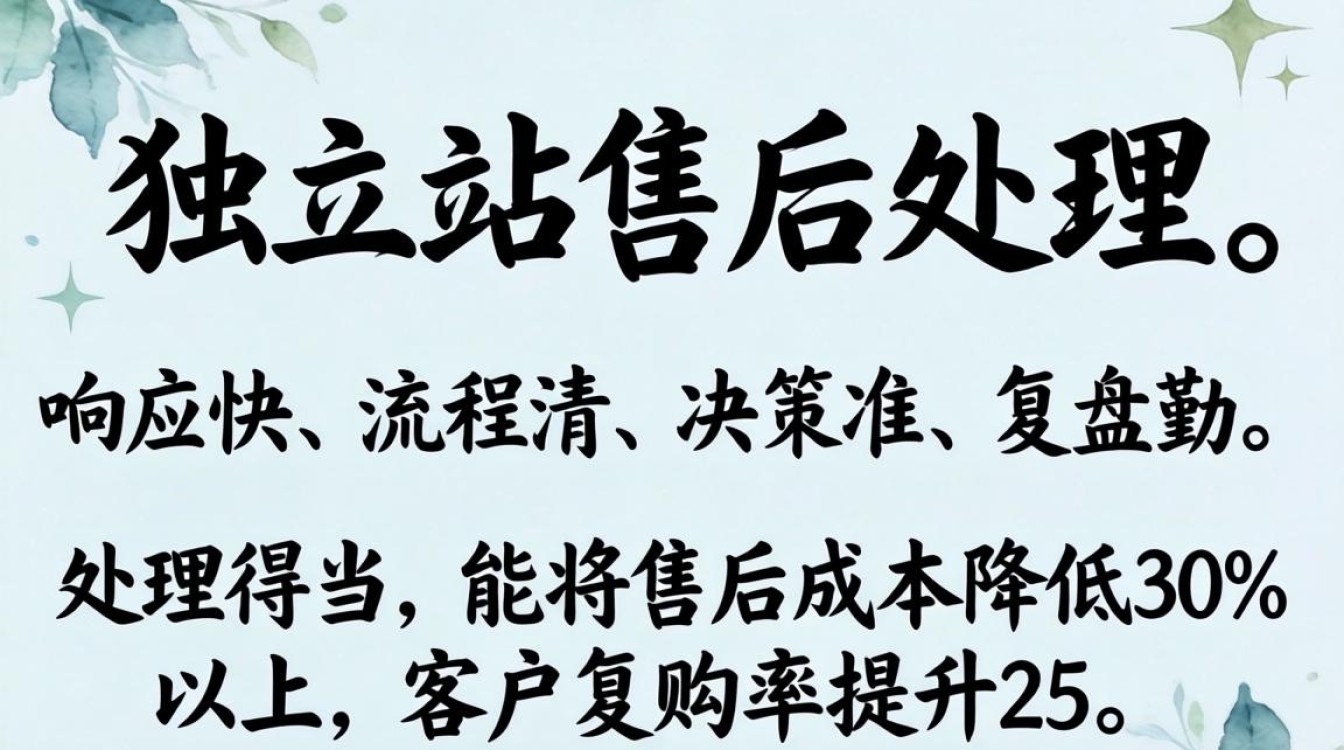 独立站怎么处理售后