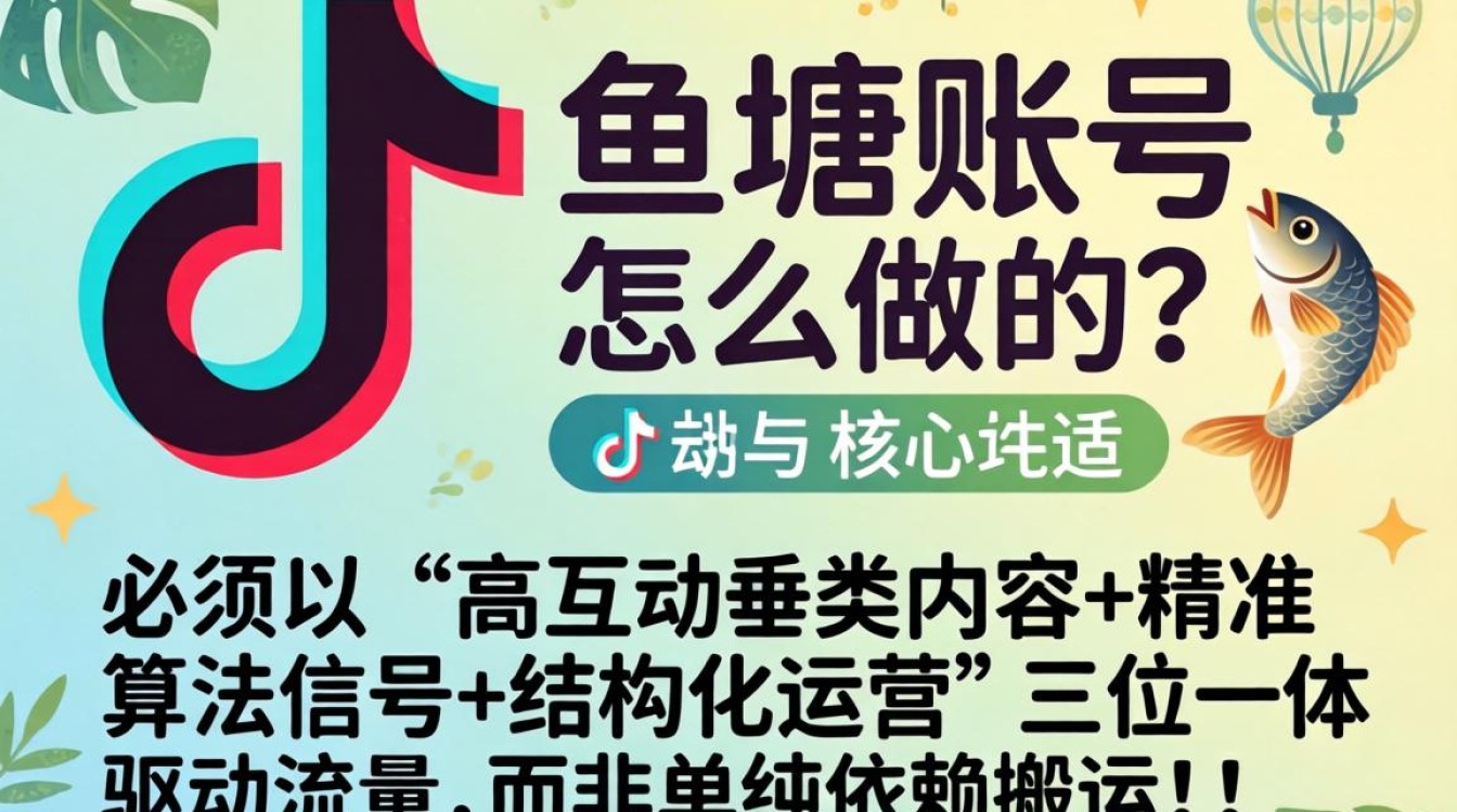 抖音鱼塘运营算法推荐与流量获取技巧