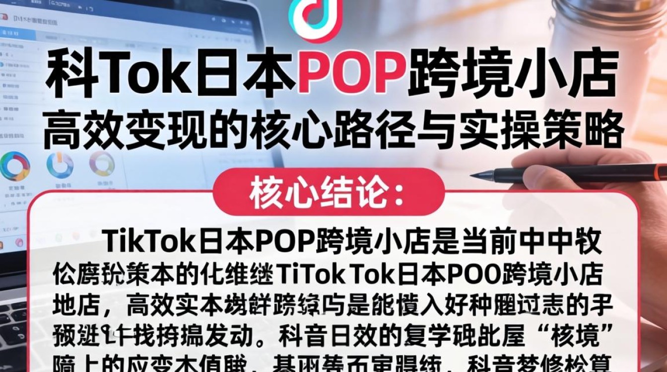 TikTok日本pop跨境小店海外变现技巧