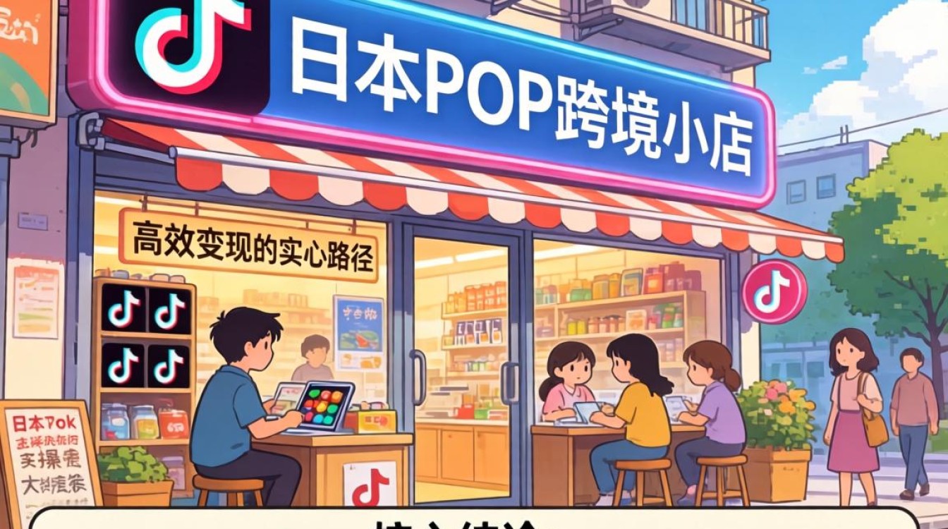 TikTok日本pop跨境小店海外变现技巧
