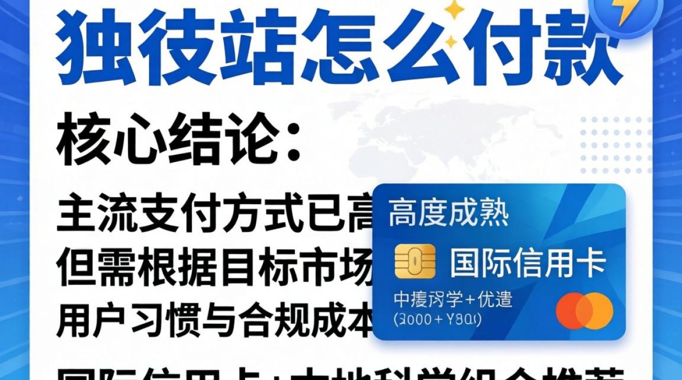 国外独立站付款方式合集推荐