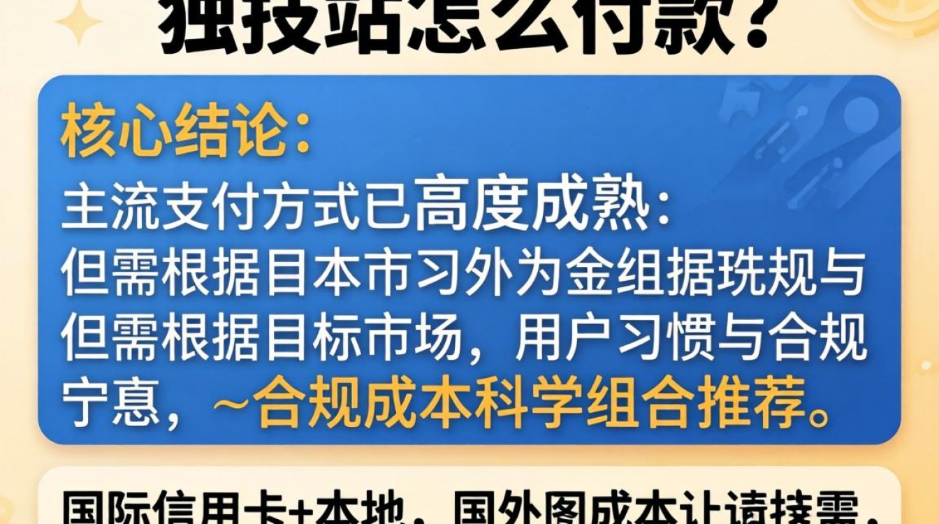 国外独立站付款方式合集推荐