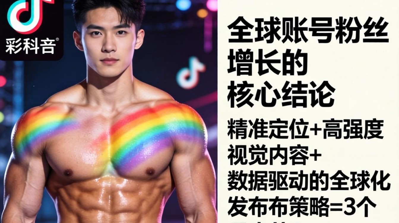 TikTok彩虹肌肉男如何快速涨粉?全球账号粉丝增长秘籍 TikTok彩虹肌肉男如何快速涨粉