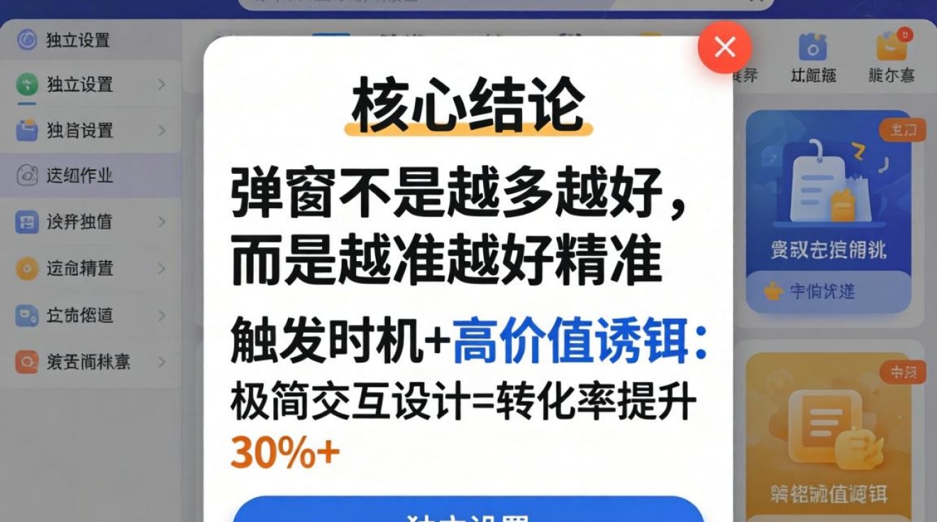 独立站弹窗高级设置技巧与老手经验分享