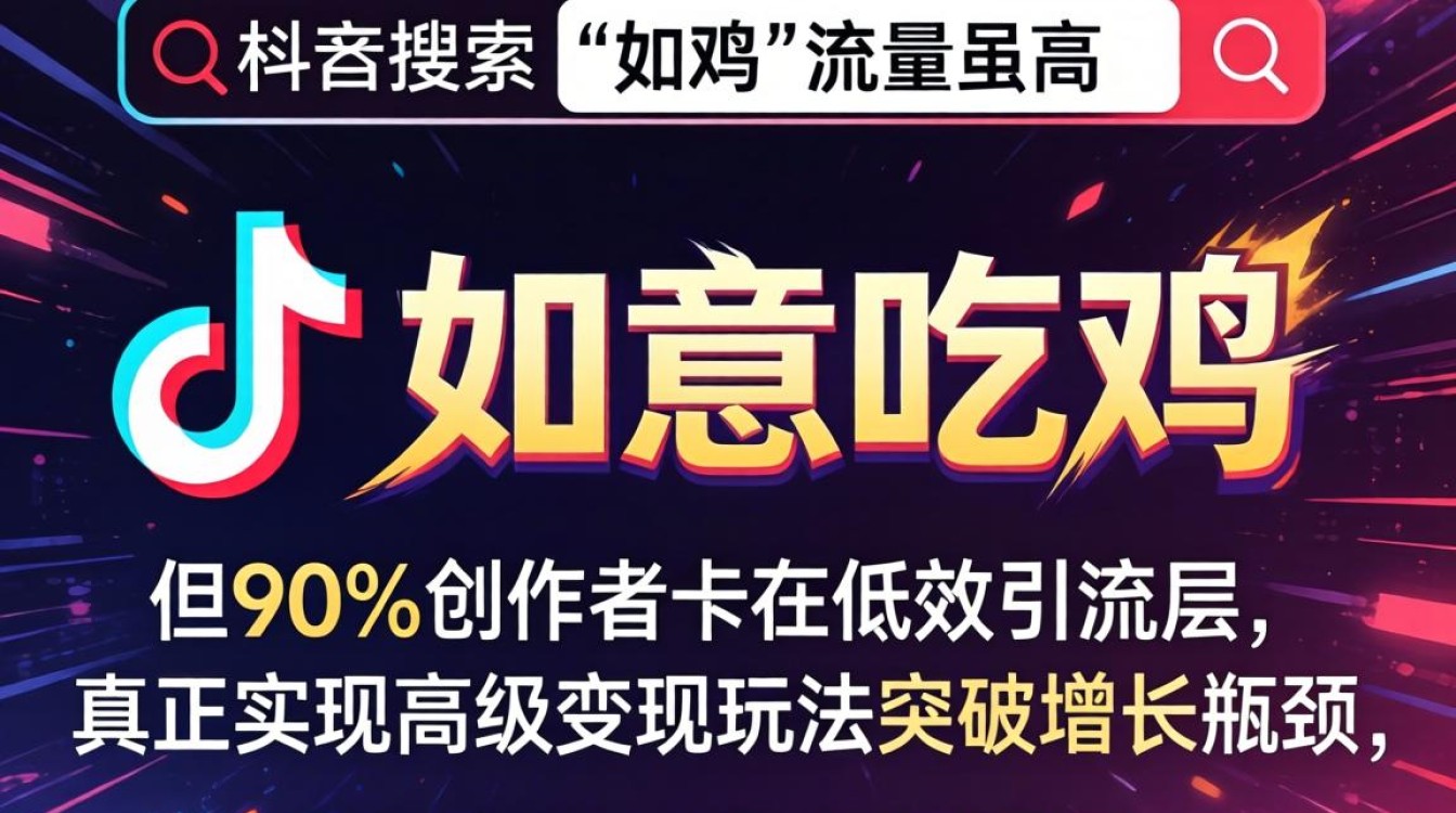 如意吃鸡高级变现玩法突破增长瓶颈