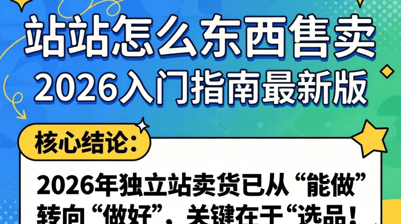 2026年独立站入门指南最新版