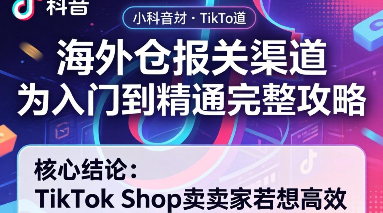 TikTok海外仓报关流程及避坑指南