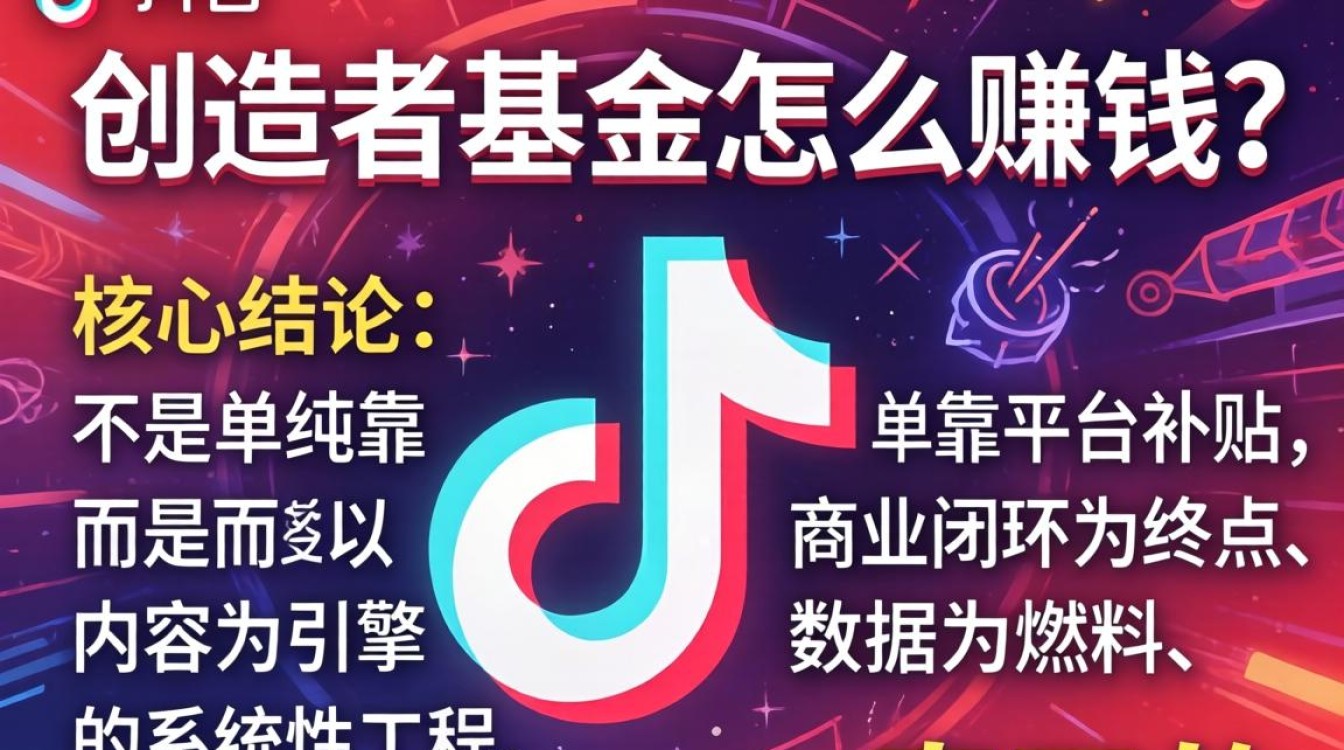 抖音创造者基金怎么赚钱?粉丝增长运营秘籍,如何靠基金+运营月入过万 抖音创造者基金怎么赚钱
