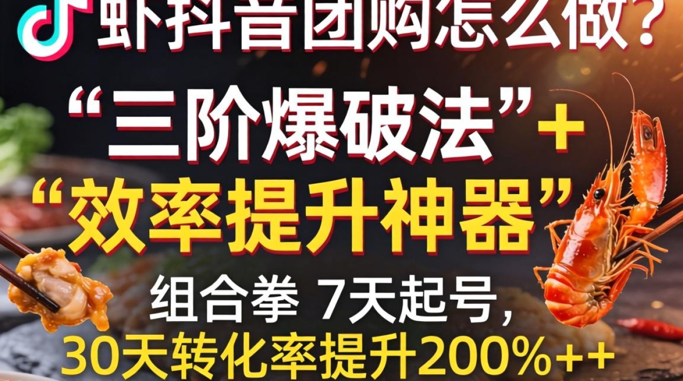 卤虾抖音团购怎么做