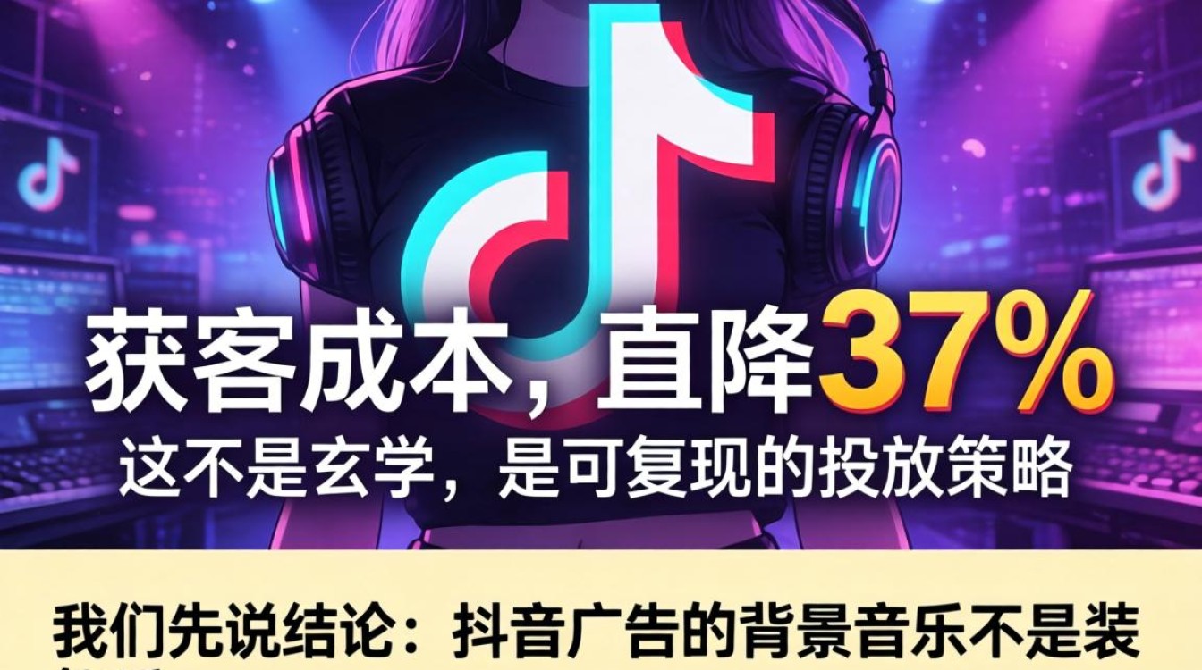 抖音背景音乐怎么选能降广告投放成本