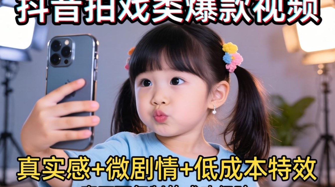 小孩拍戏抖音特效教程可复制成功经验