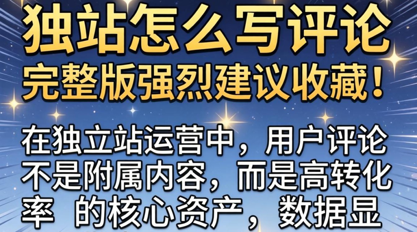 独立站写评论完整版攻略