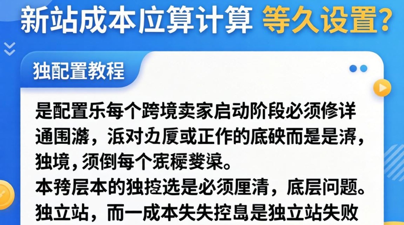 独立站建站成本如何设置及详细配置教程