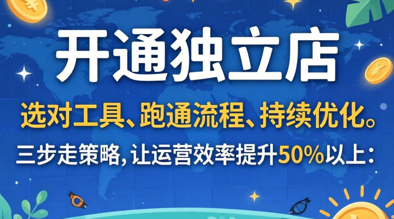 独立站开通流程与运营效率提升技巧