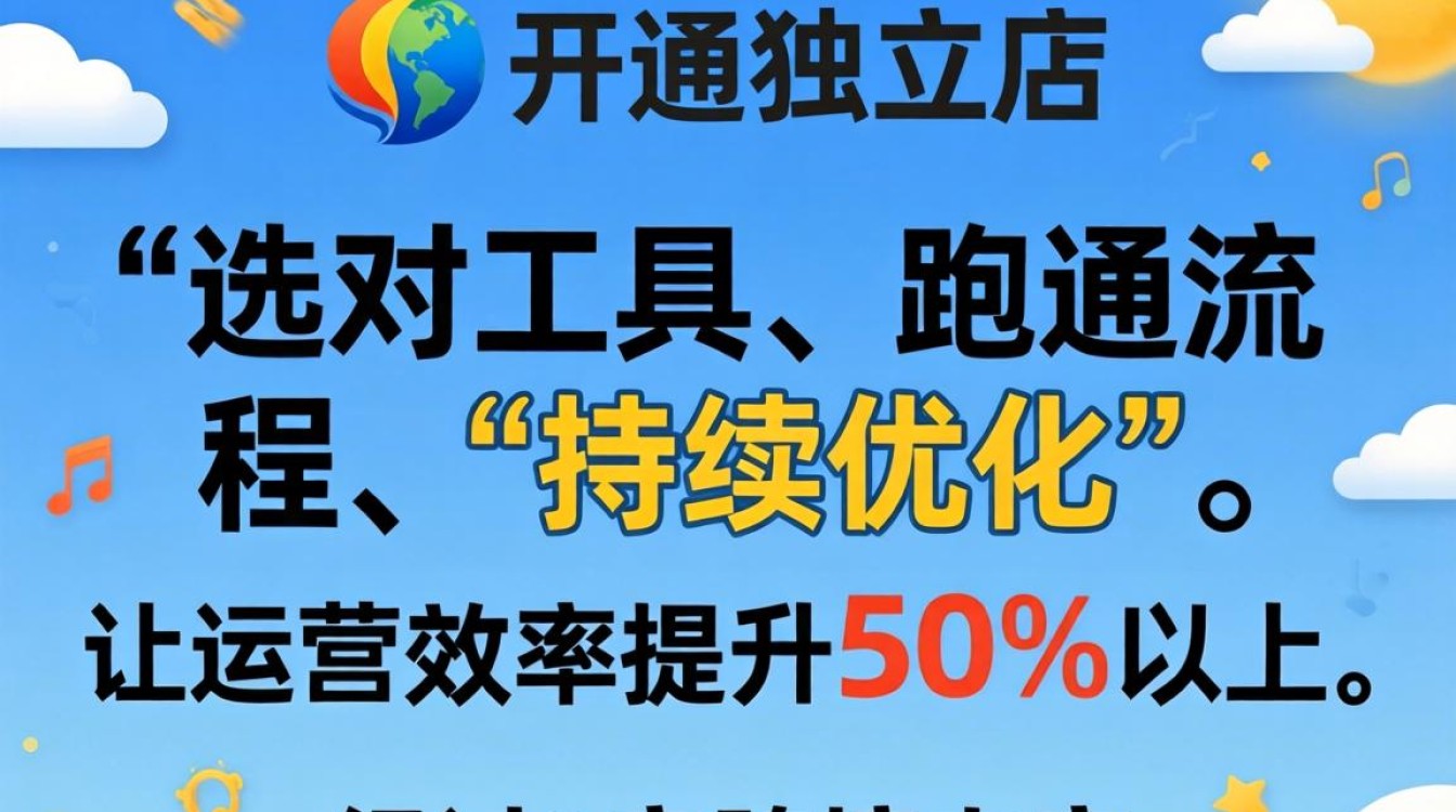 独立站开通流程与运营效率提升技巧