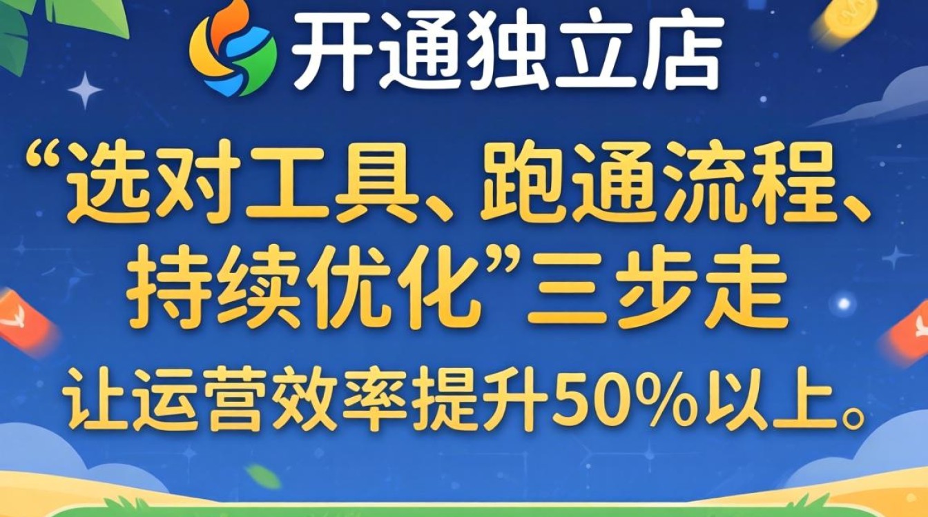 独立站开通流程与运营效率提升技巧