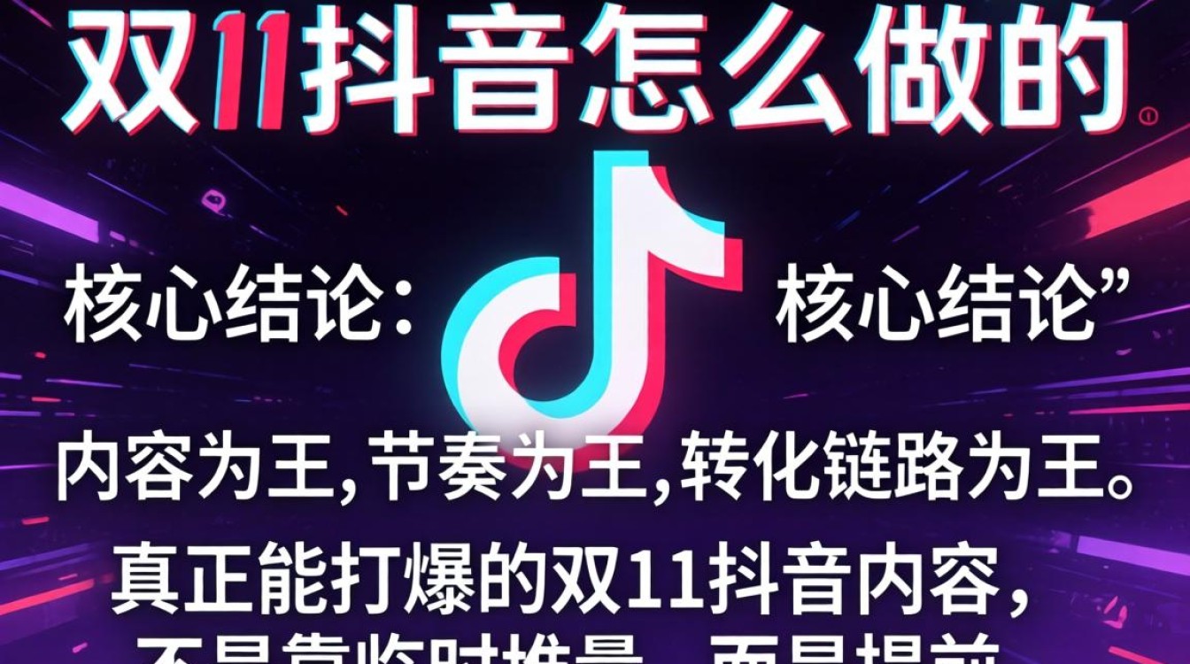 抖音双11内容创作与爆款技巧
