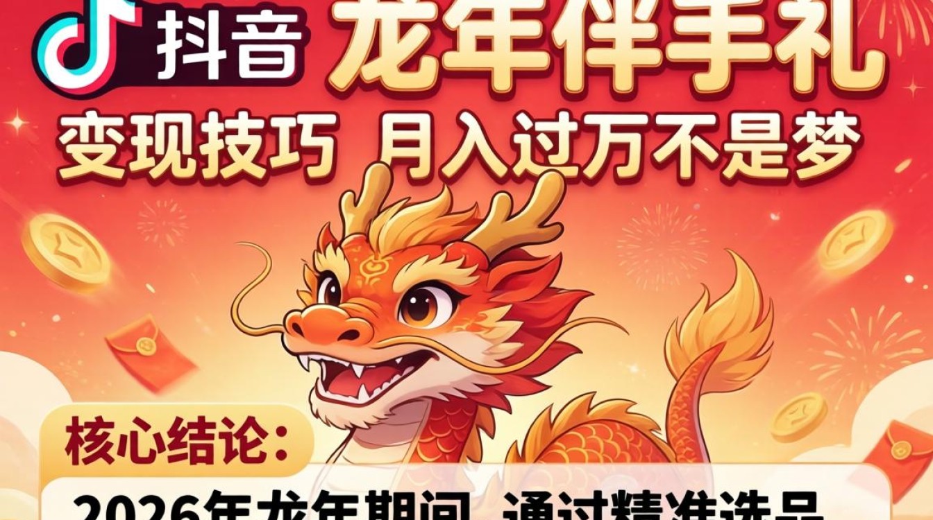 TikTok龙年伴手礼怎么变现