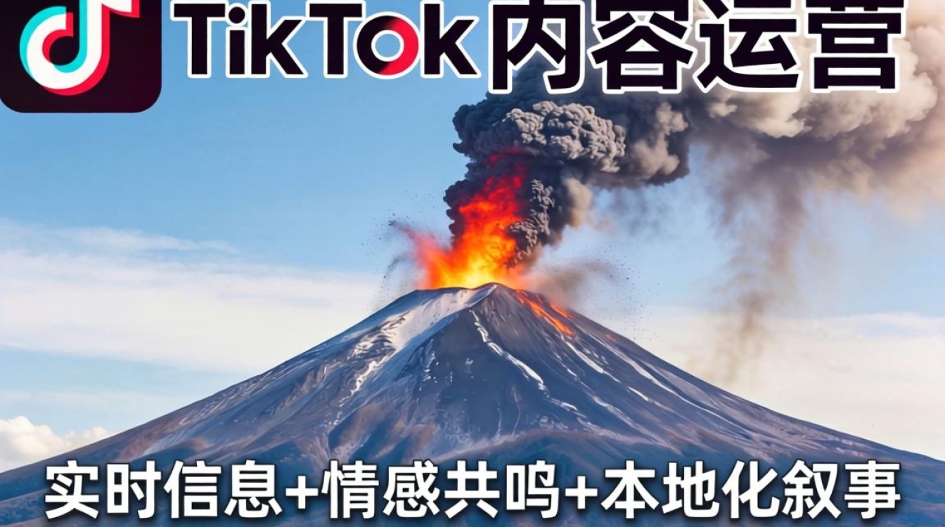 TikTok日本火山喷发2026怎么运营