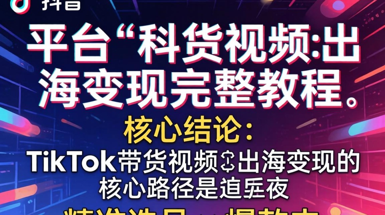 TikTok海外带货全流程实操教程