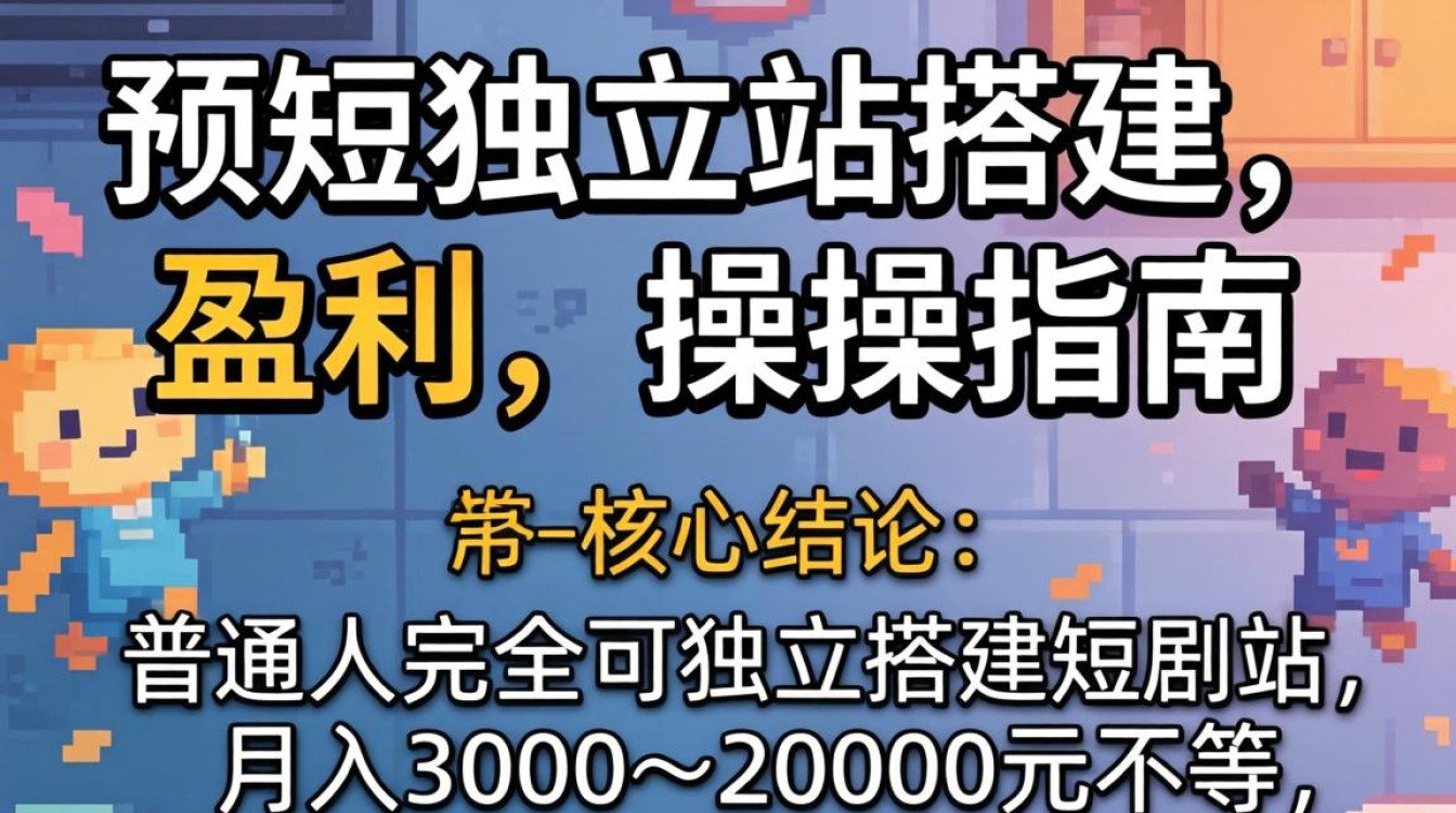 普通人做短剧独立站的赚钱方法和实操步骤