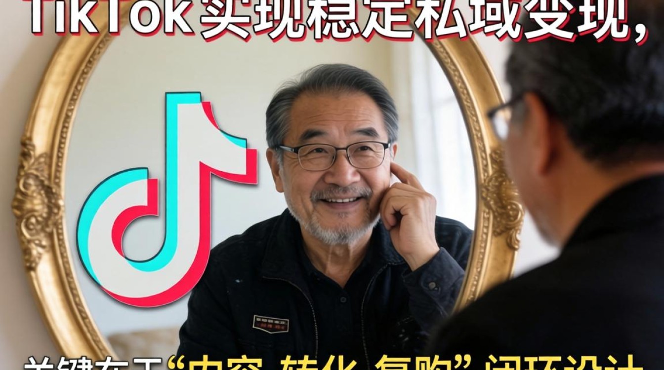 对镜拍大叔如何靠TikTok私域变现
