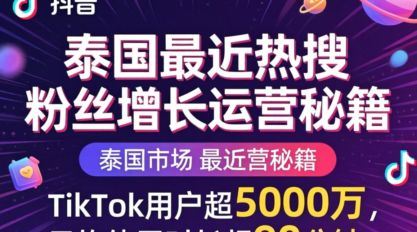 TikTok泰国粉丝增长运营秘籍