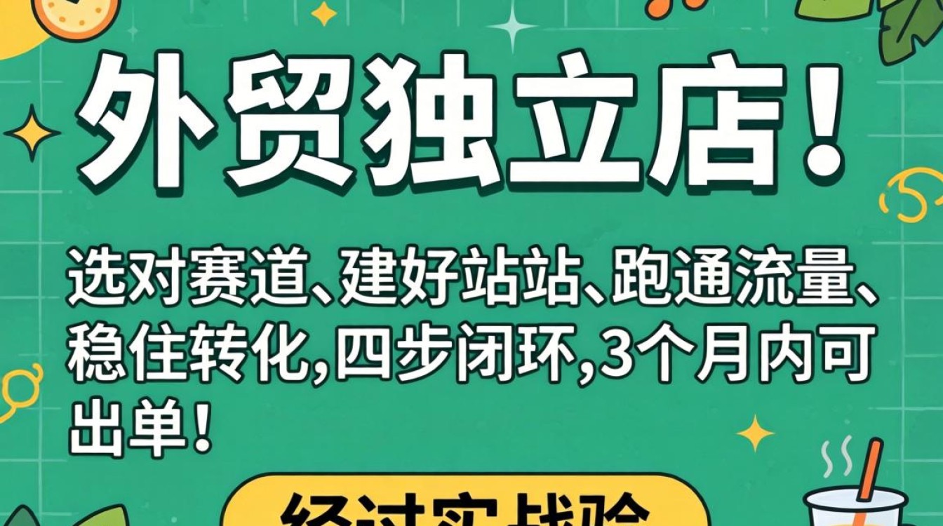零基础如何快速搭建并运营外贸独立站
