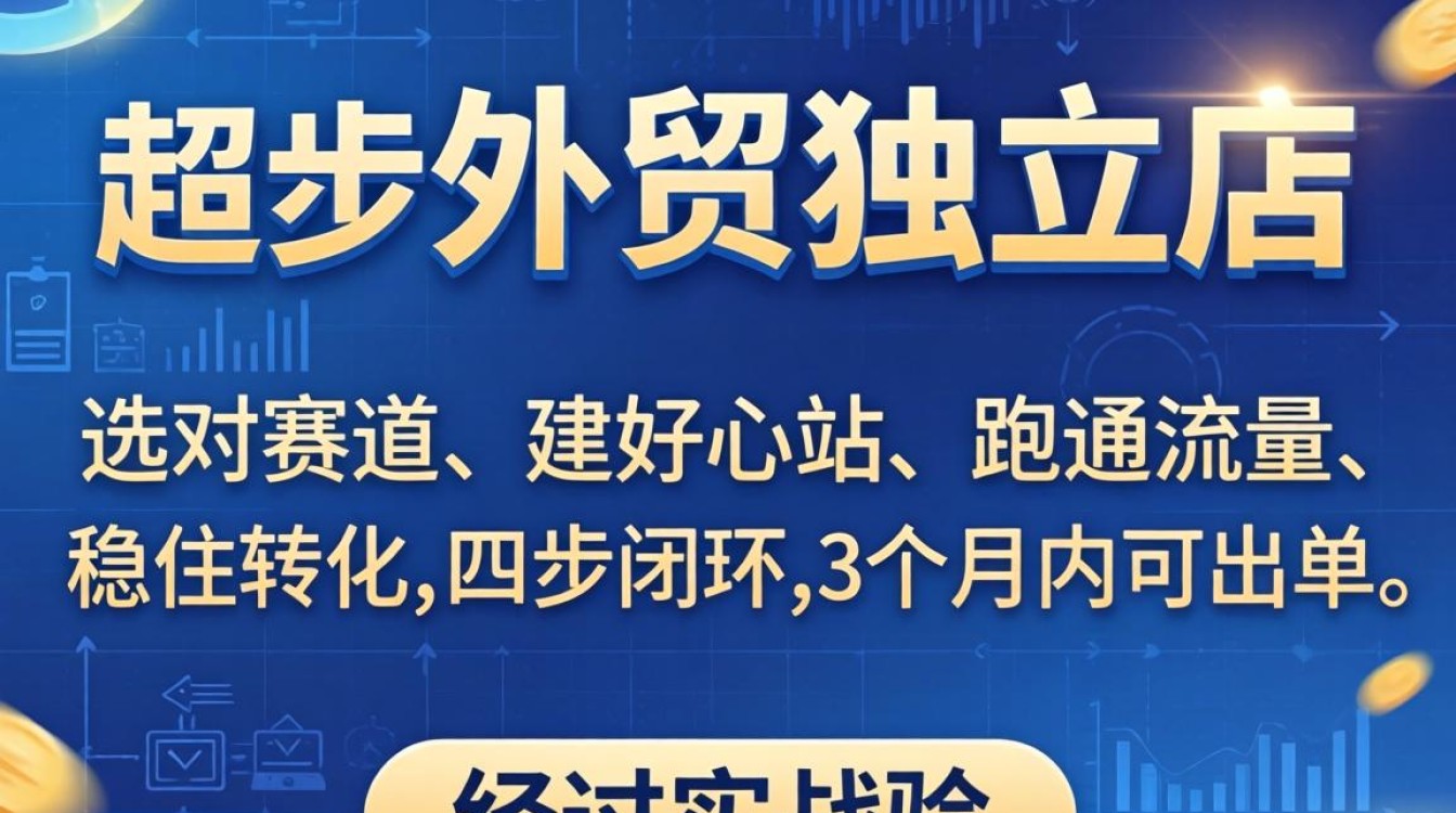 零基础如何快速搭建并运营外贸独立站