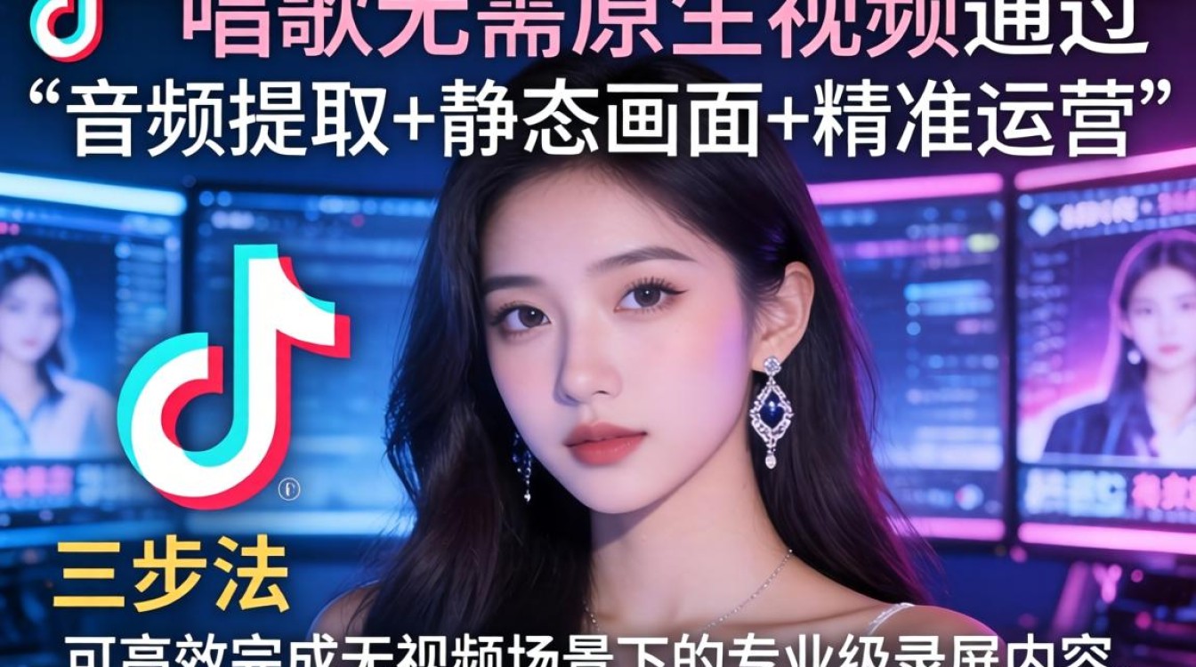 抖音唱歌没视频怎么录屏