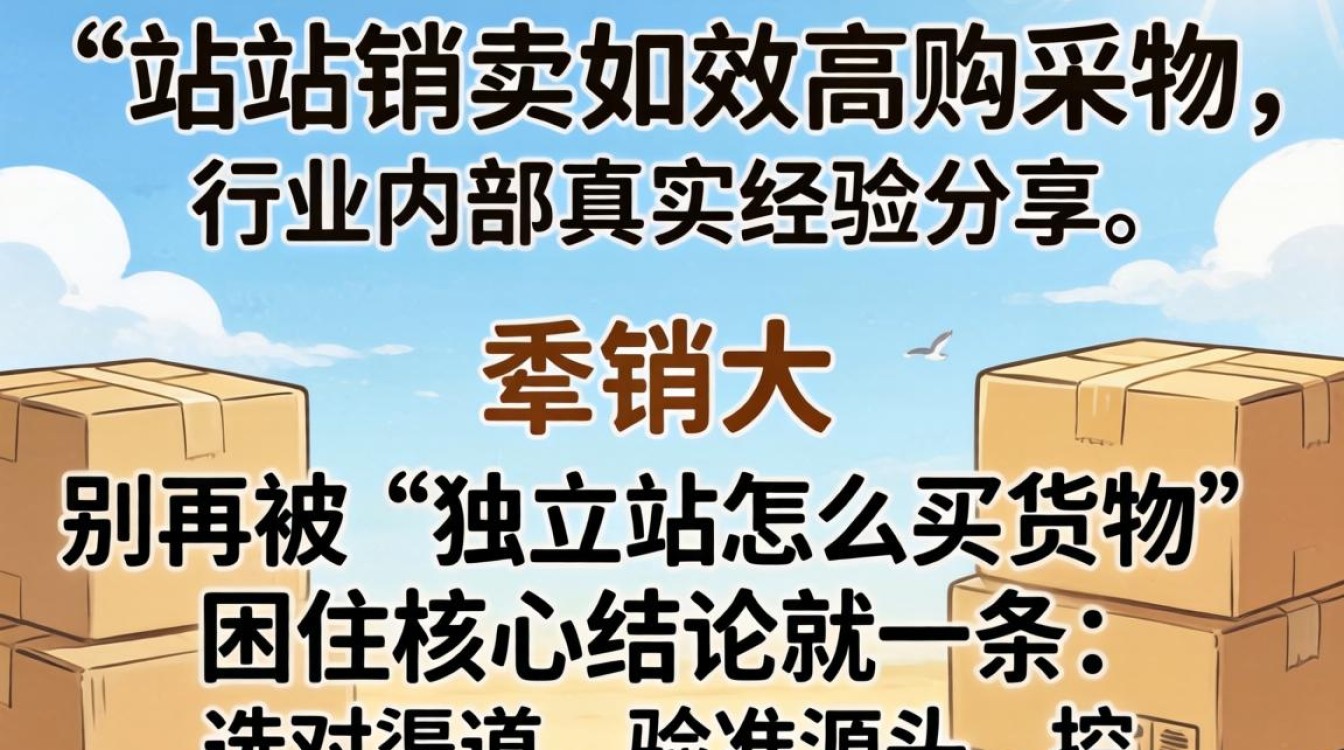 独立站采购技巧与行业内部推荐