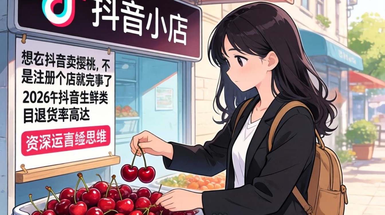卖樱桃怎么开抖音小店?樱桃商家抖音小店开通流程与实操经验 樱桃商家抖音小店开通流程与实操经验