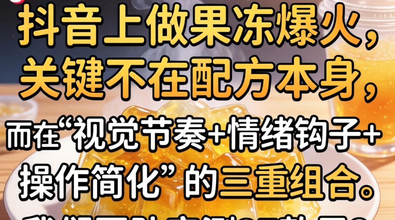 抖音上怎么做果冻?可复制的果冻制作流程和成功经验分享 可复制的果冻制作流程和成功经验分享