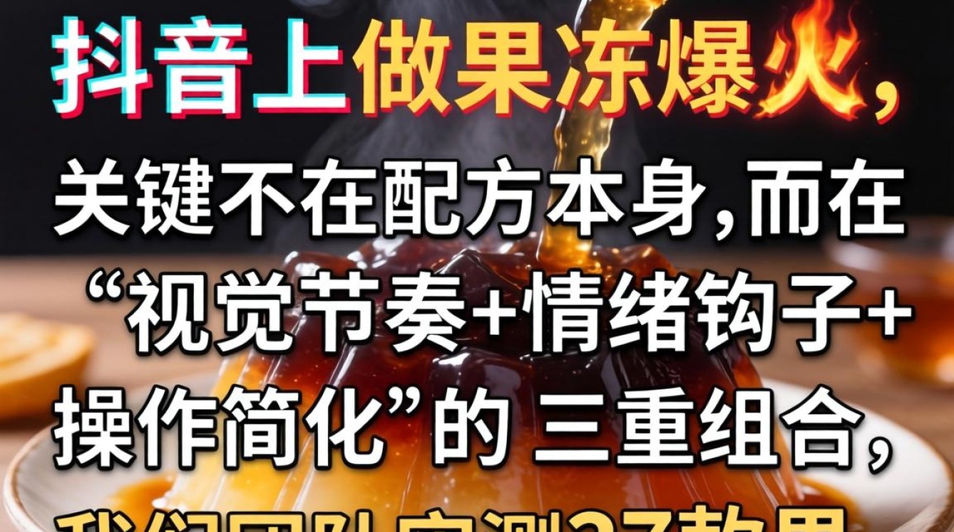 抖音上怎么做果冻?可复制的果冻制作流程和成功经验分享 可复制的果冻制作流程和成功经验分享