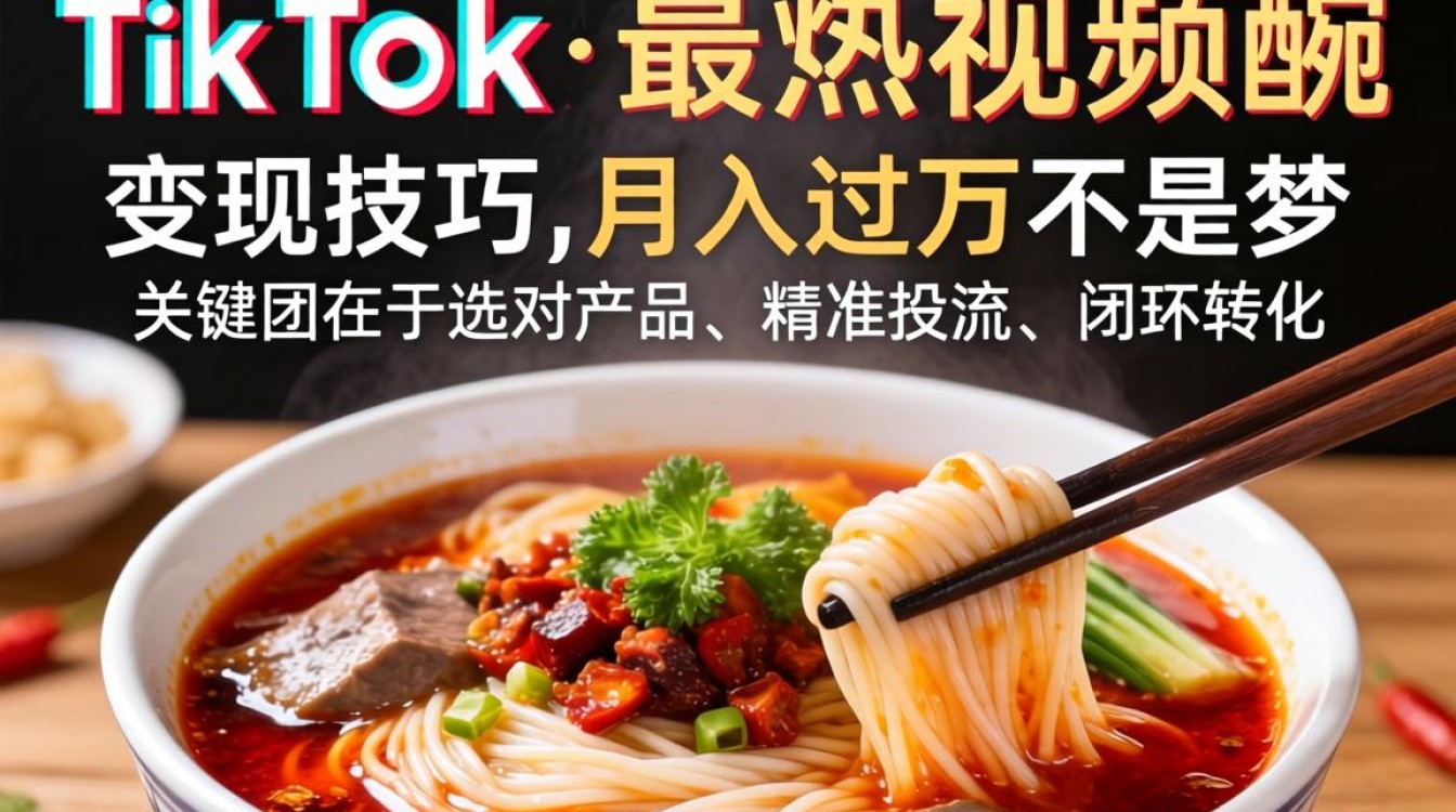 TikTok最火视频碗怎么变现