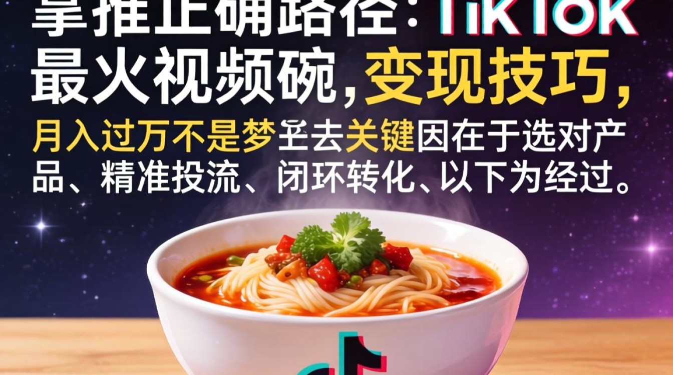 TikTok最火视频碗怎么变现