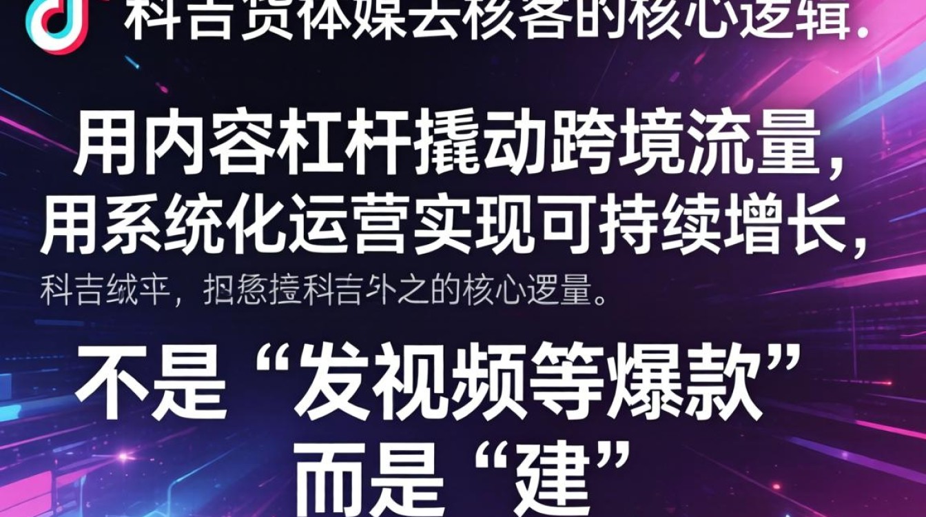 TikTok社媒跨境运营从入门到进阶全流程