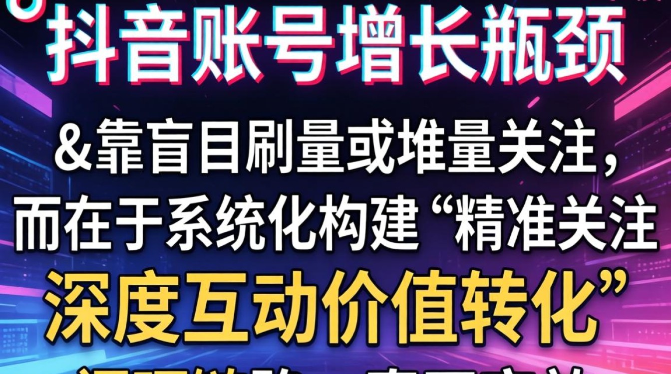 抖音怎么用账号关注人实现高效变现