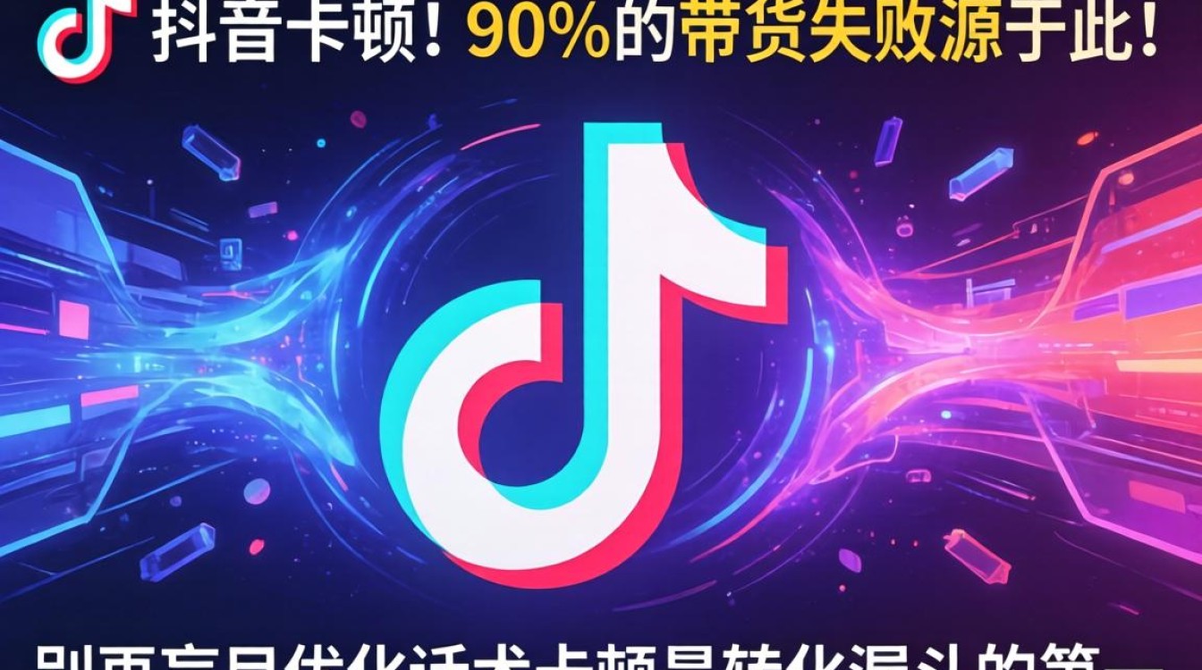 电脑刷抖音卡顿原因及带货话术与转化技巧