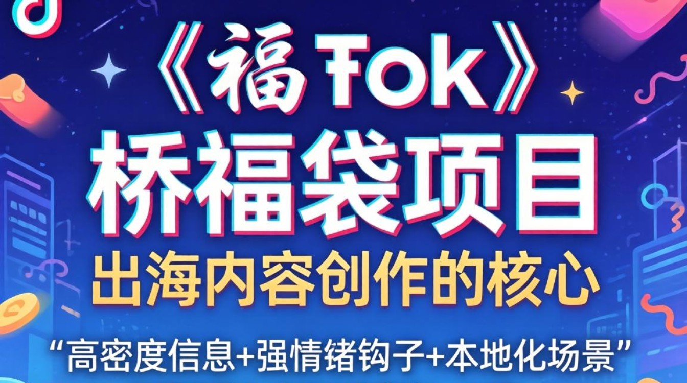TikTok桥福袋项目怎么做?TikTok出海内容创作技巧和实操方法 TikTok出海内容创作技巧和实操方法
