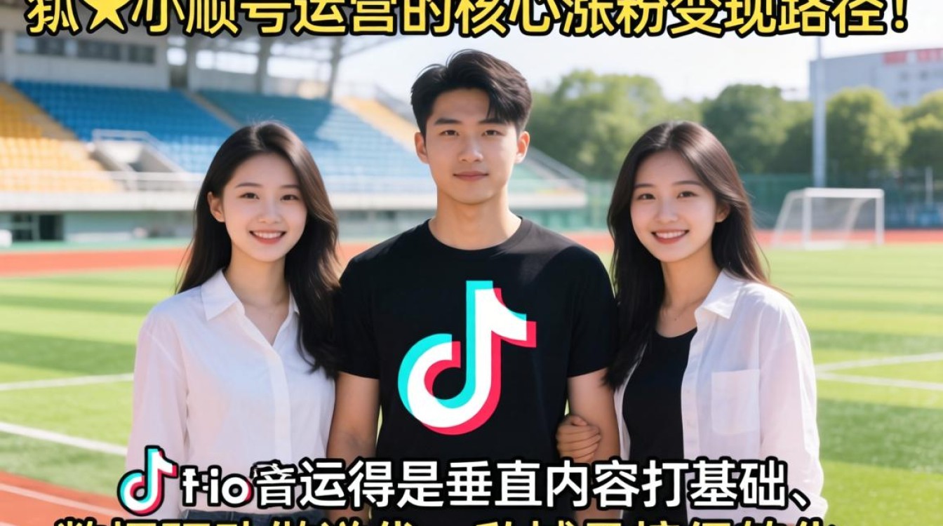 三人操场TikTok涨粉变现秘籍