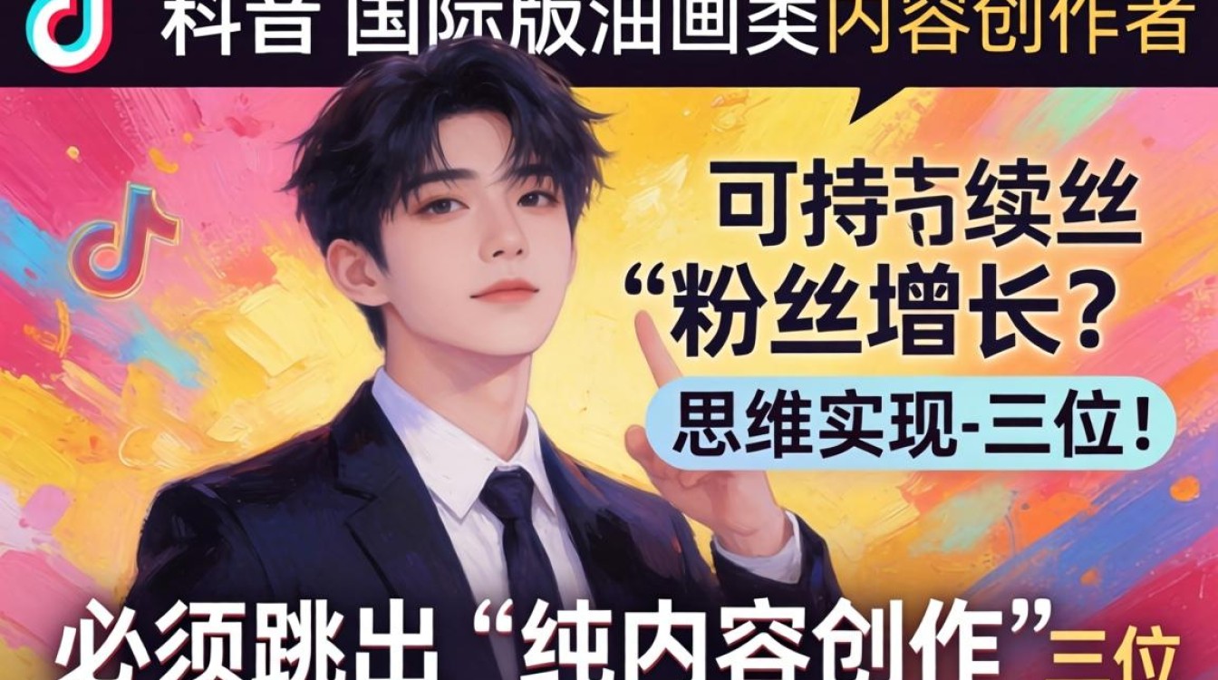 油画类内容TikTok国际版粉丝增长运营秘籍