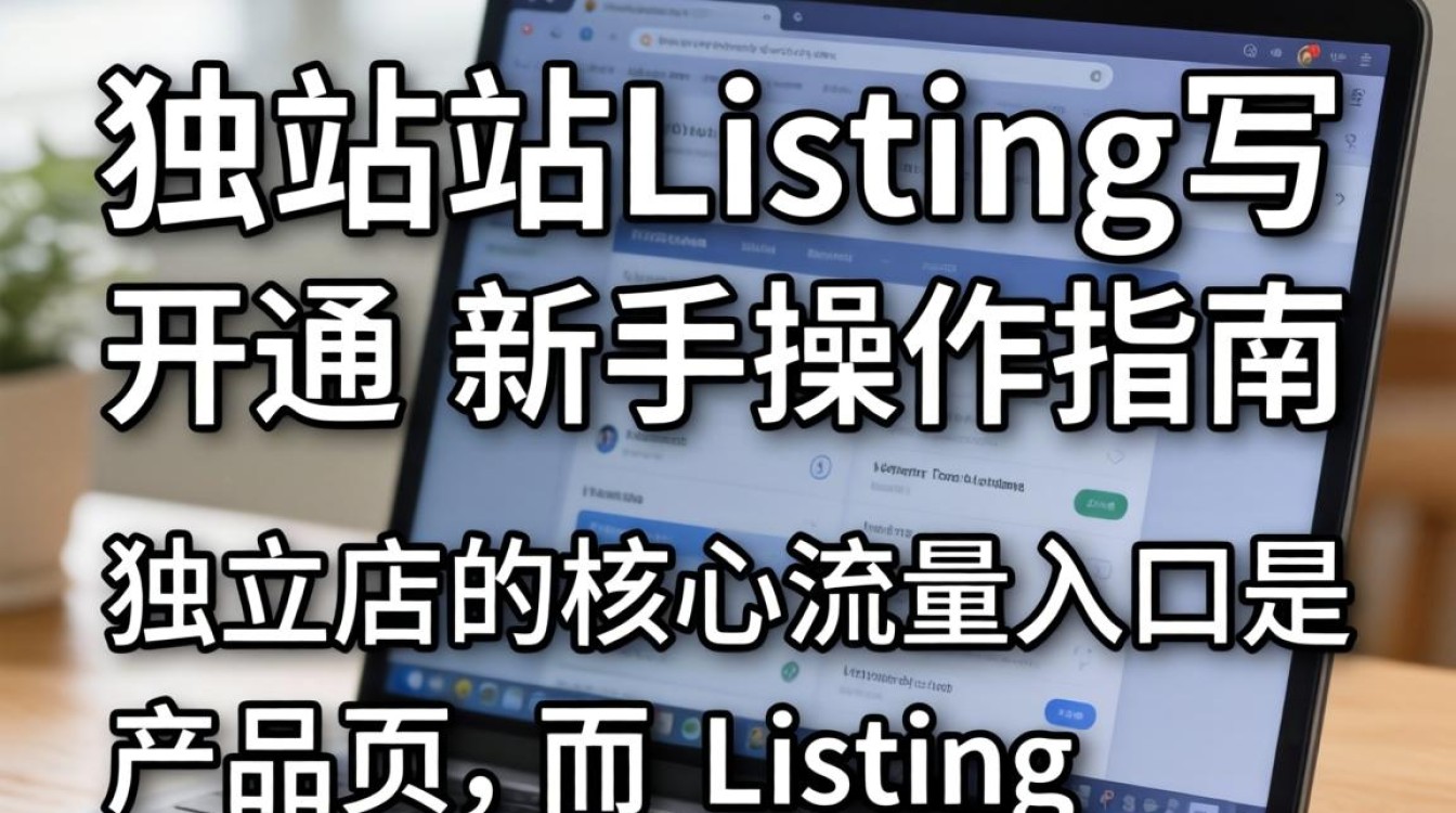 独立站listing怎么写?怎么开通?新手操作指南 独立站listing怎么写