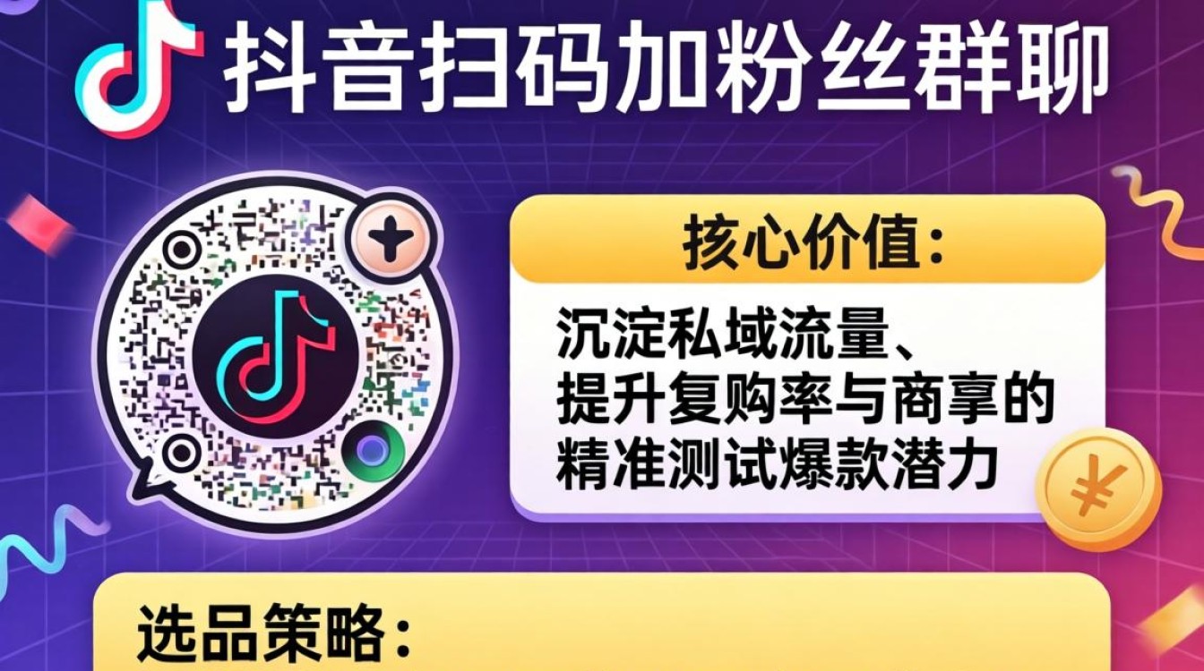 抖音怎么扫码加粉丝群聊?抖音粉丝群聊扫码加人技巧与选品爆款策略 抖音粉丝群聊扫码加人技巧与选品爆款策略
