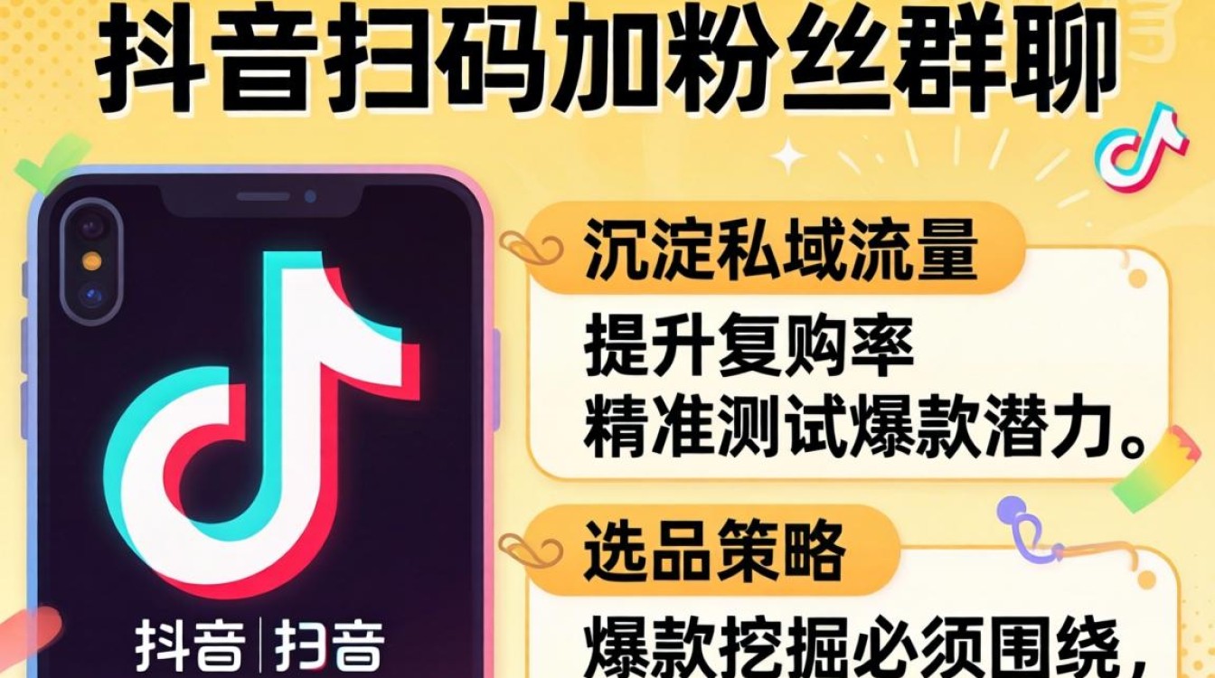 抖音怎么扫码加粉丝群聊?抖音粉丝群聊扫码加人技巧与选品爆款策略 抖音粉丝群聊扫码加人技巧与选品爆款策略