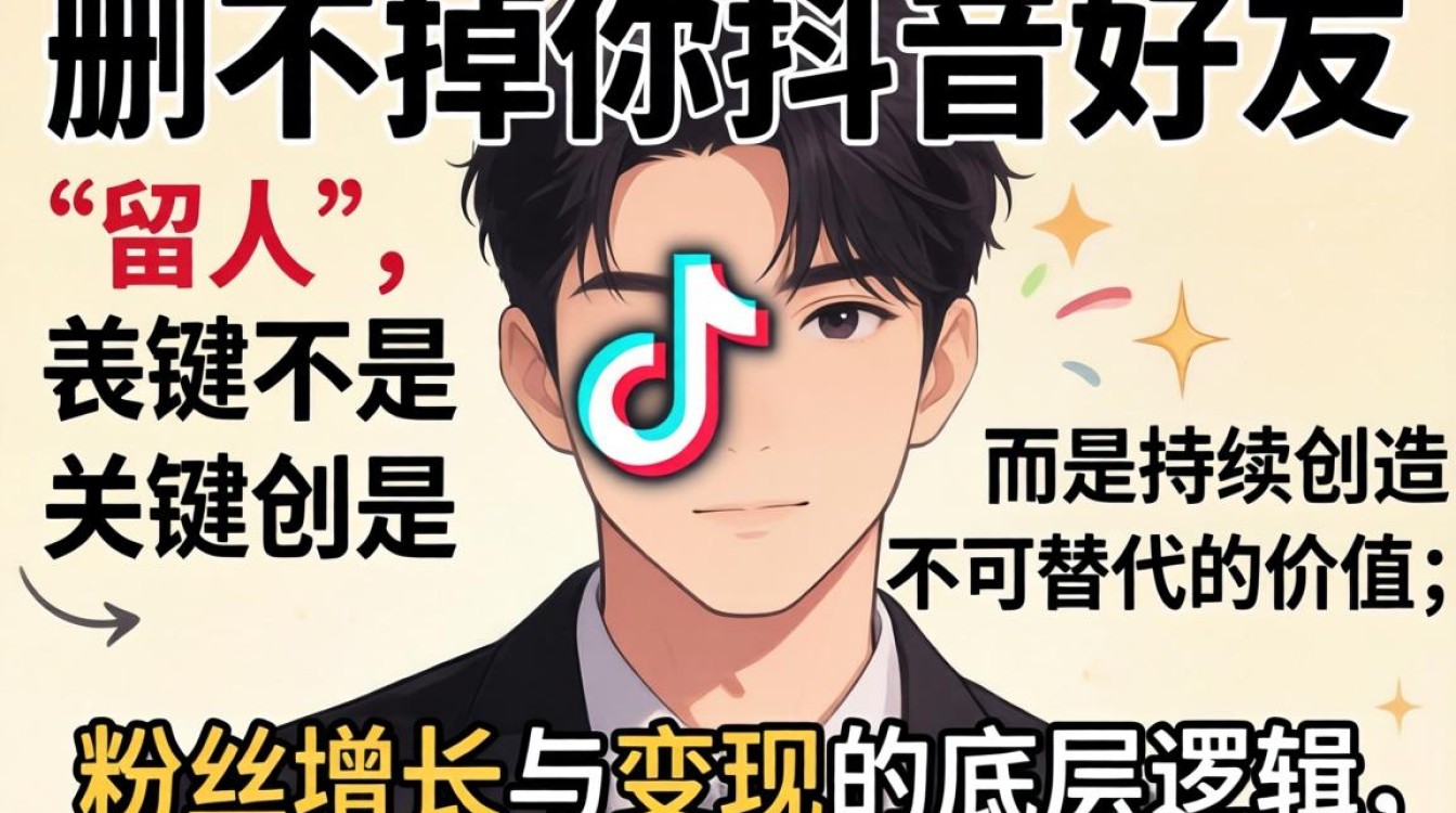 怎么让人删不掉好友抖音?抖音好友删不掉怎么办,粉丝增长与变现攻略 怎么让人删不掉好友抖音