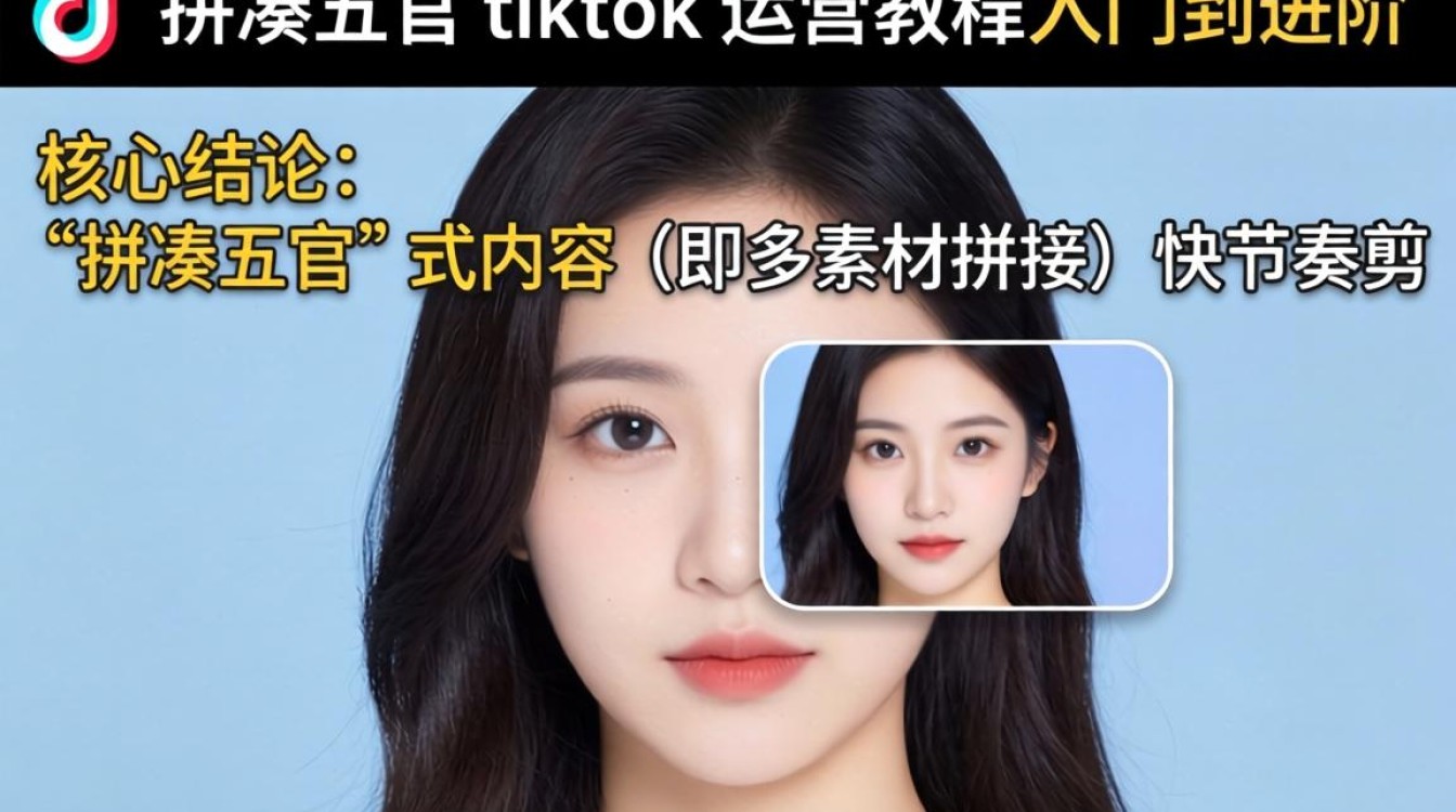YouTube怎么拼凑五官?tiktok运营从入门到进阶教程 tiktok运营从入门到进阶教程