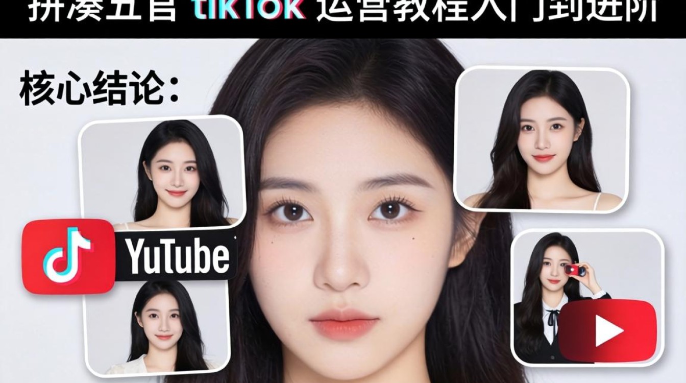 YouTube怎么拼凑五官?tiktok运营从入门到进阶教程 tiktok运营从入门到进阶教程